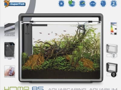 Aquarium superfish Home 85 avec filtre externe fluval