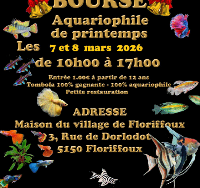Bourse Aquariophile de printemps - SAW
