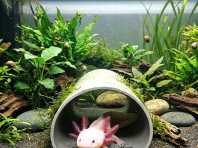 Cachette pondoir neuf pour Axolotls
